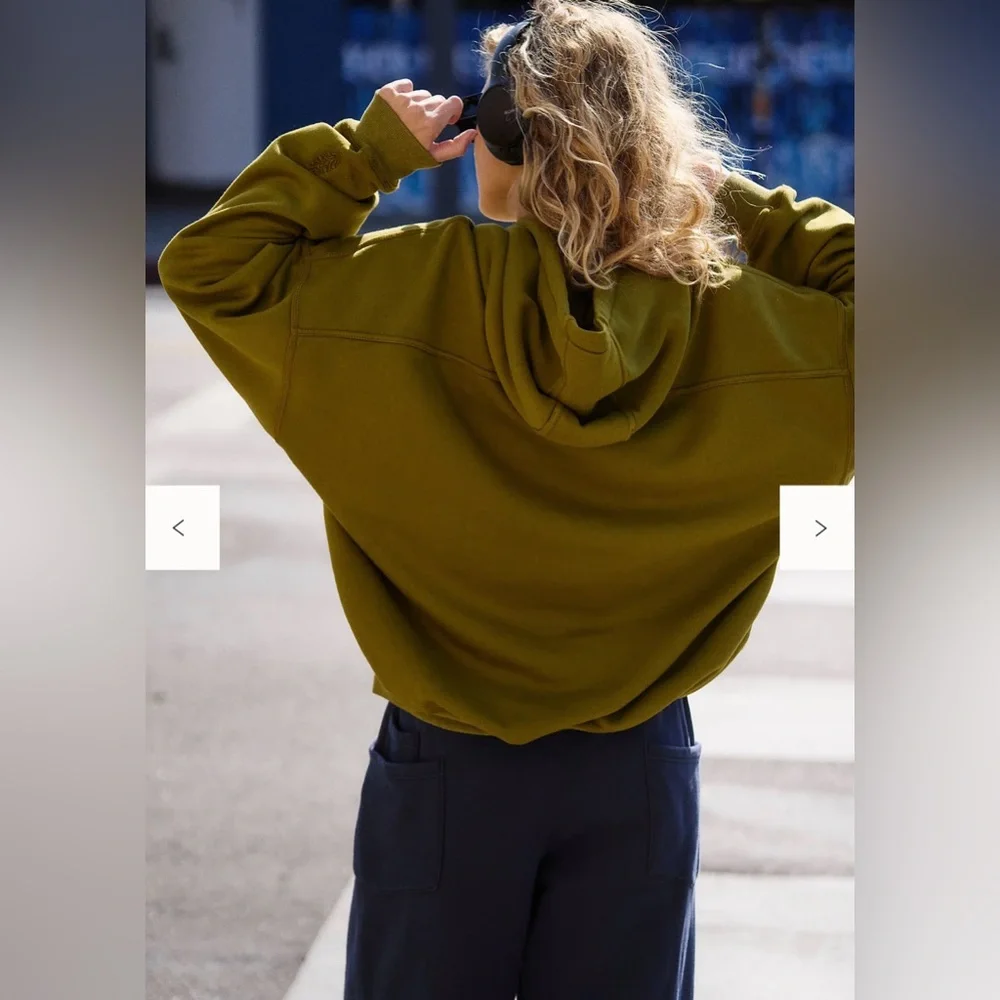 Brand New! Free People Final Call Hoodie Size S Color: Martini - Picture 2 of 8